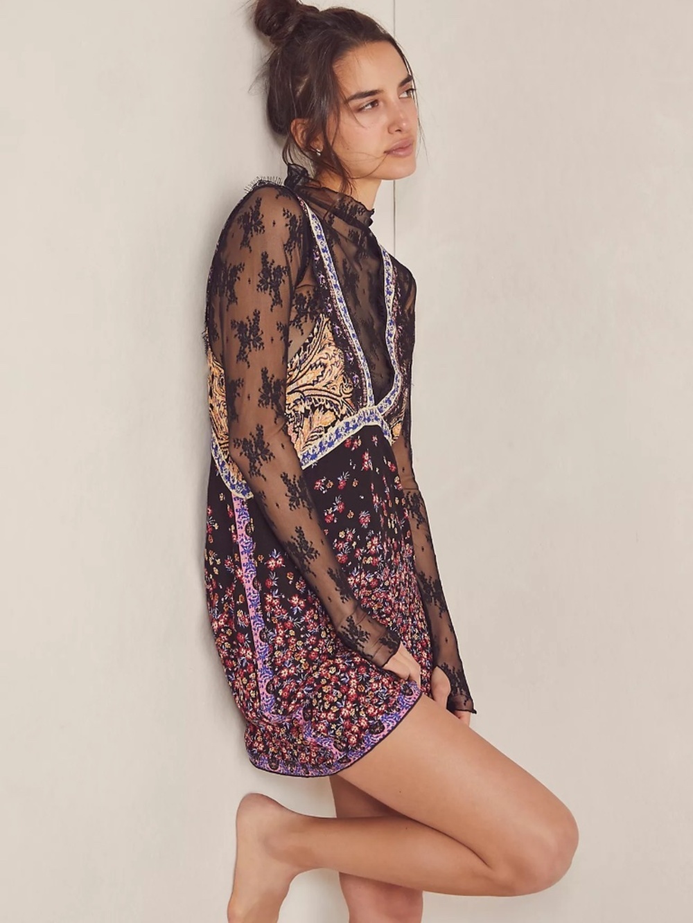 Free People East Willow Trapeze Triangle Slip Dress Size Small *NWOT*